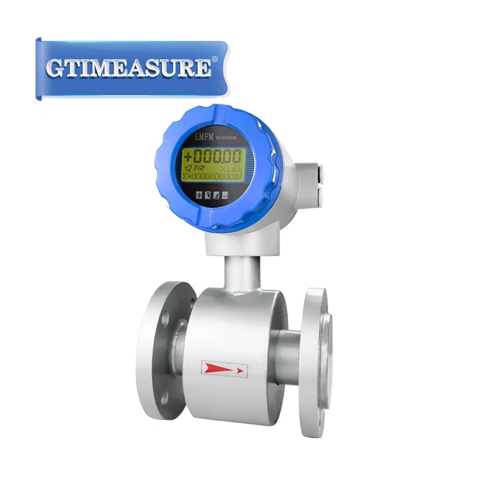 Medidor de flujo Medidor De Flujo Electromagnético De Alta Precisión 0.5% For Jugo, Leche, Cerveza, Aguas Residuales, Medidor De Flujo Integrado Electrónico 4-20mA Alta estabilidad y operación conveni