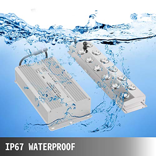 Happybuy Mist Maker 12 Head Ultrasonic Mist Fogger with Waterproof Power Supply Ultrasonic Fogger Humidifier Stainless Steel Pond Mister Fogger 7kg/h Ultrasonic Mist Humidifier for Gardening and Pond - Thumbnail 2