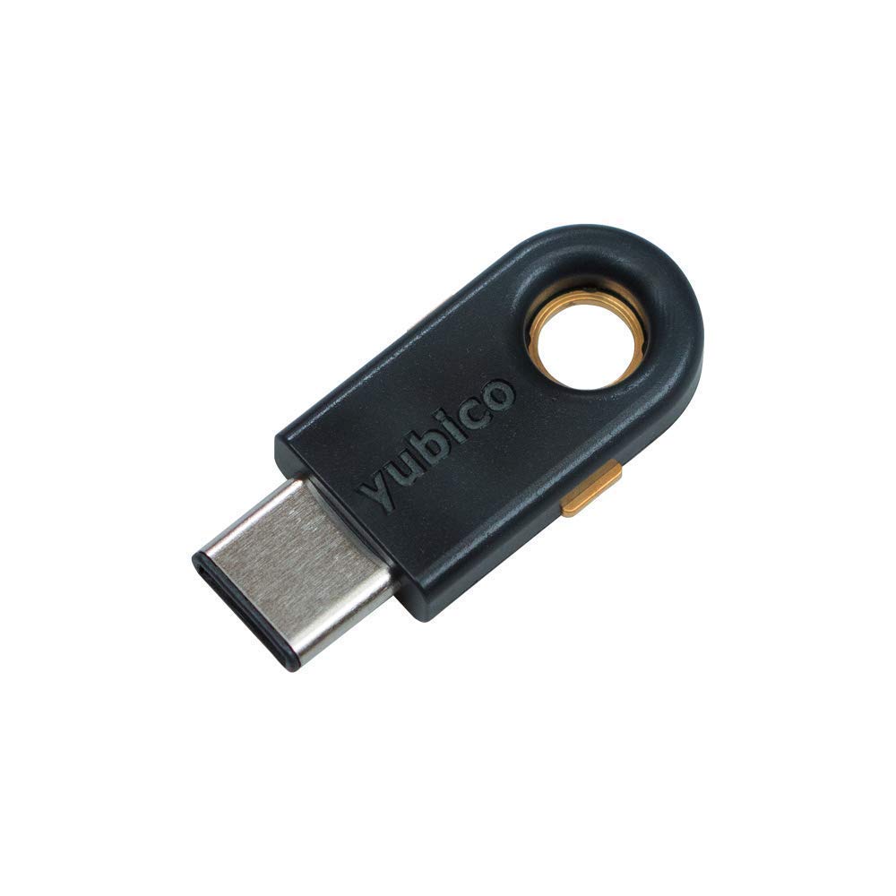 Yubico - YubiKey 5C - Multi-Factor authentication (MFA) Security Key and passkey, Connect via USB-C, FIDO Certified - Protect Your Online Accounts