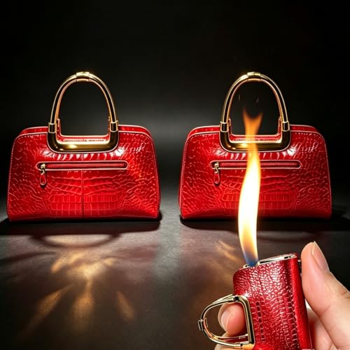 Encendedores soplete recargables en bolsa roja pack x2 miniatura 1