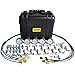 VEVOR Hydraulic Pressure Test Kit, 10/100/250/400/600bar, 5 Gauges 13 Test Couplings 14 Tee Connectors 5 Test Hoses, Hydraulic Gauge Kit with Sturdy Carrying Case, for Excavator Construction Machinery
