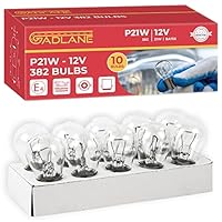 GADLANE 382 P21W BA15S Glühlampe 12v 21w Auto Van Bremsheckanzeige Rücknebel - 10er Pack