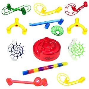 Marble Genius Booster Set (Add-On Set – 20 Marbulous Marble Run Toy Pieces)
