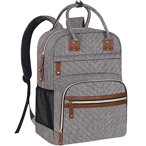 Image of Tenot Diaper Bag Backpack Tote with Insulated Pockets for Men Baby Boys Girls Newborn Unisex Tactical Large Capacity, Multifunctional Waterproof Grey