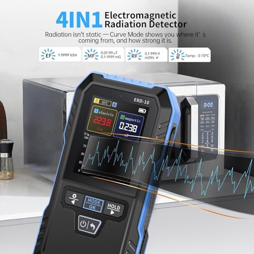 Detector EMF 4 en 1 portátil y recargable miniatura 3