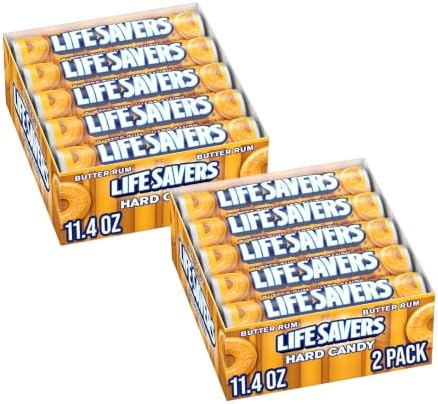Lifesavers Rolls - Butter Rum, 20 rolls