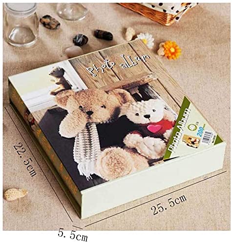 Śródmiąższowy album fotograficzny 200 arkuszy, 15 cm, 50 arkuszy / 100 stron, książka z dokumentami rozwoju dziecka, pary podróżne, w pudełku, 25,5 x 22,5 x 5,5 cm (kolor: #1)