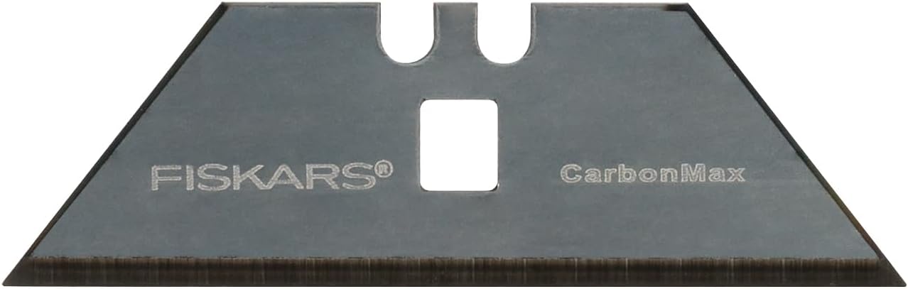 Fiskars Pro CarbonMax 3/4" Utility Knife Blades, Replacement Blades made with Carbon Steel, 20-Pack