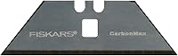 Vista 3 de Fiskars Pro CarbonMax - Cuchillas de cuchillo utilitario de 3/4 pulgadas, cuchillas de repuesto hechas con acero al carbono, paquete de 20