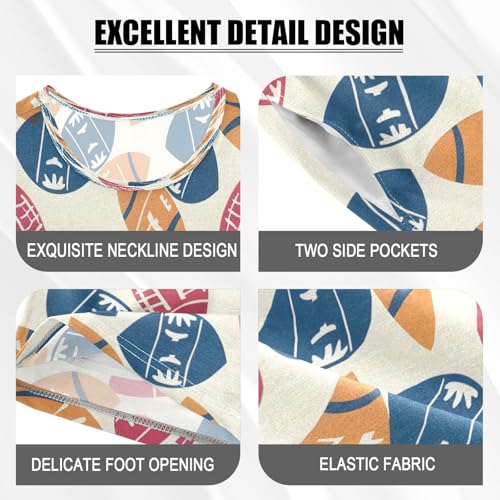 senya Short Sleeve Pajamas Sets Summer Cotton Sleepwear Yellow Red Rugby4