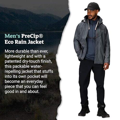 Image of MARMOT Men's Precip Eco Waterproof Rain Jacket - 100% Recycled, Breathable, Lightweight, Packable Raincoat