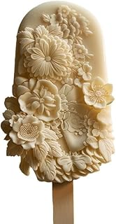 Silicone Flower Popsicle Molds – Stunning Floral Design, Easy-Release fo...