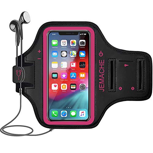 iPhone 14 Pro Max 13 Pro Max 14 Plus Fascia da Braccio Palestra Corsa Esercizi Telefono Armband per 14 Plus Xs Max Rosa