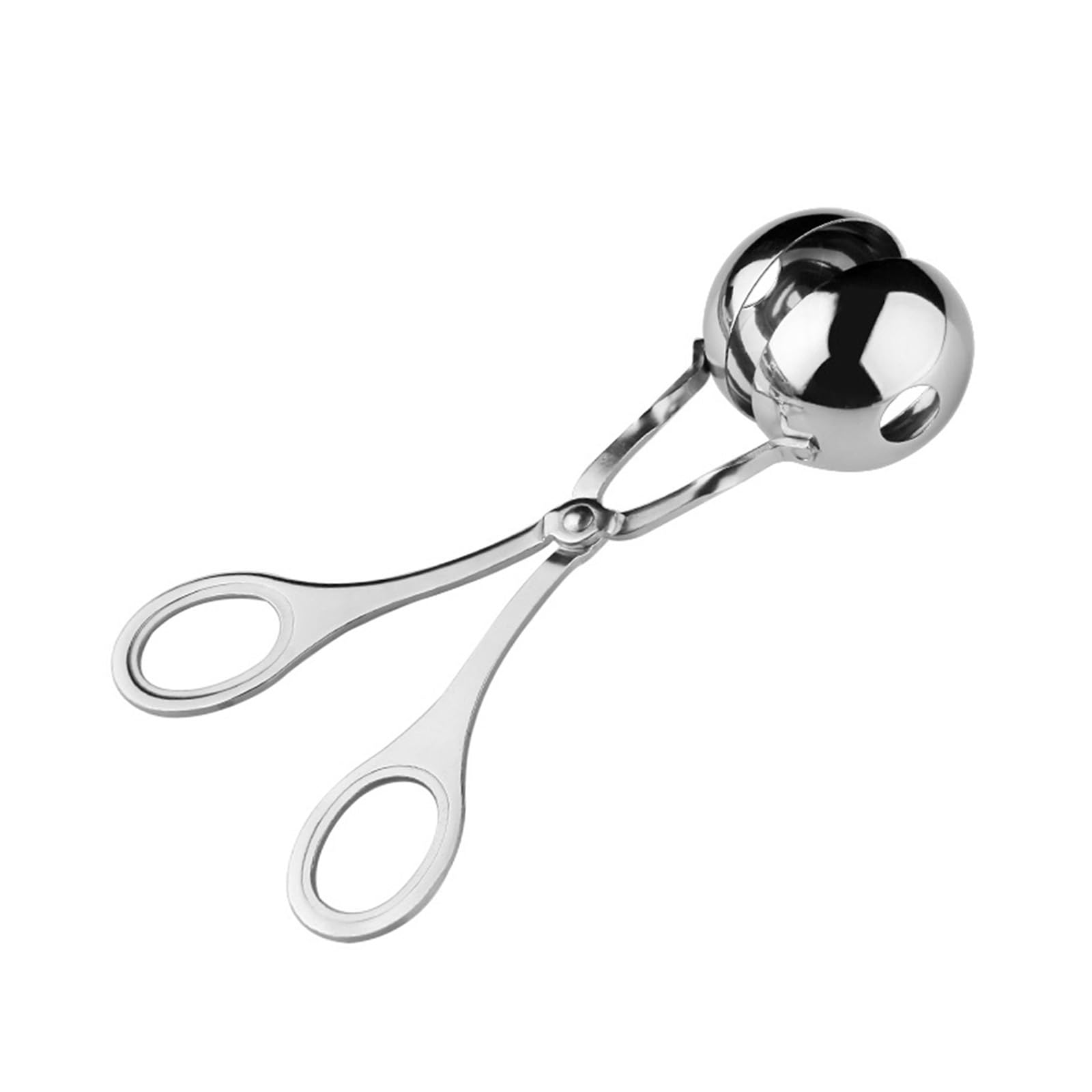 MICFENY 304 Stainless Steel Meatballs Maker Comfortable Grip Meat Ball Shaper Practical Kitchen Gadget for Cooking Enthusiasts