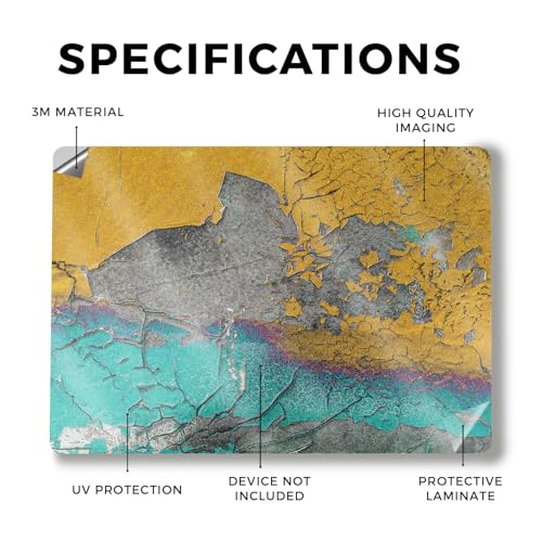 Image of Glossy Glitter Laptop Skin Compatible with Alienware M18 R2 (2024) - Chipped Spill - Premium 3M Vinyl Protective Wrap Decal Cover - Easy to Apply | Crafted in The USA by MightySkins