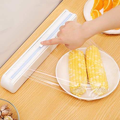 Dispensador de film plástico adecuado para envasar frutas y verduras frescas en casa