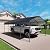 12x20FT Heavy Duty Metal Carport A Frame Steel Roof Shelter