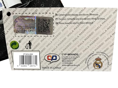 CYPBRANDS Real Madrid Triple Pencil Case with 3 Bodies One Color One Club, white, One Size - Image 4