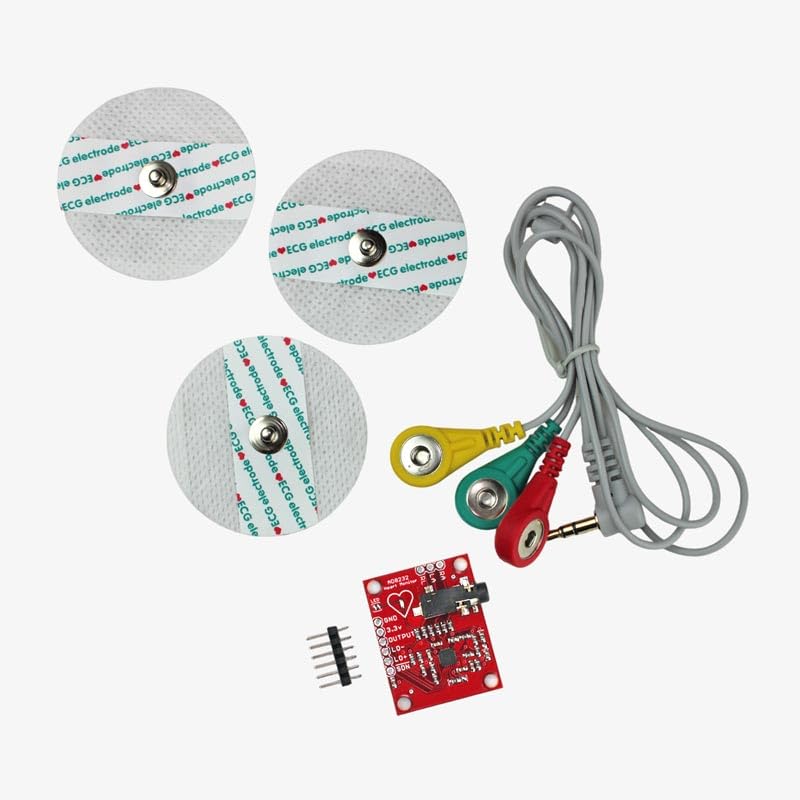 AD8232 ECG Heart Rate Monitor Sensor Module with ECG Cables & Electrodes-picture-17