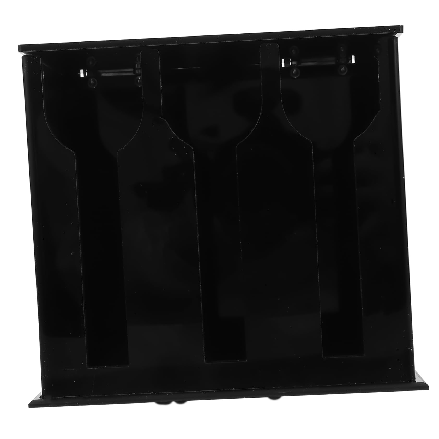 Mikinona Kitchen Utensil Rack Holder for Storage Easy Clean Design for Home Restaurant and Buffet Use Elegant Acrylic Spoon Stand