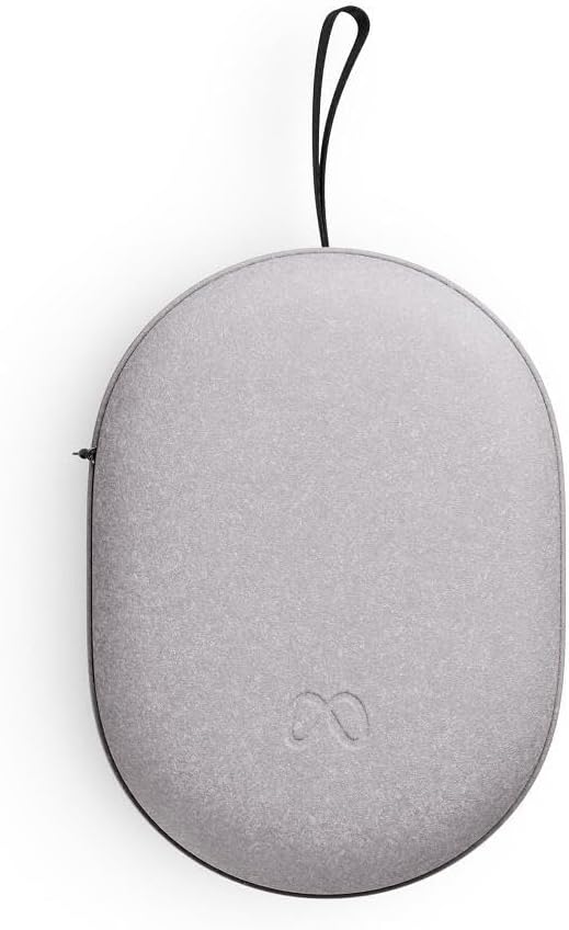 Meta Quest 3/3S Carrying Case - Compatible with Quest 3/3S, Touch Plus Controller, Charging Cable, Power Supply, Headset Strap, Activity Loops - Gray
