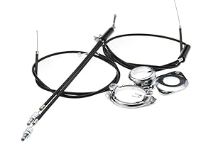 BMX Gyro Brake Cables Front + Rear Upper + Lower Spinner Rotor Complete Set
