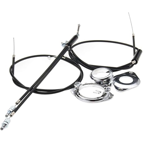 BMX Gyro Brake Cables Front + Rear Upper + Lower Spinner Rotor Complete Set