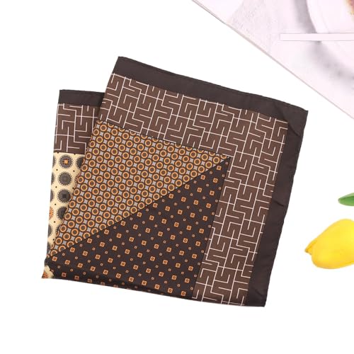Serviette de poche en polyester pour costume de cérémonie et pochette de robe de soirée