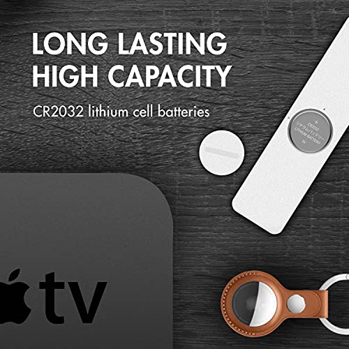 Tenergy 3V CR2032 Batteries, Lithium Button Coin Cell 2032 Battery, Compatible with AirTags, Key FOBs, Calculators, Coin Counters, Watches, Heart Rate Monitors, Glucometer, and More, 100 Count2