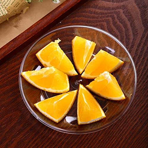Tergy 232 200 Pack Disposable Clear Plates 5 Inch Plastic Dessert Plates Wedding Cake Appetizers Plates thumb #3