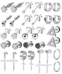 B:15Pairs(Silver Tone)