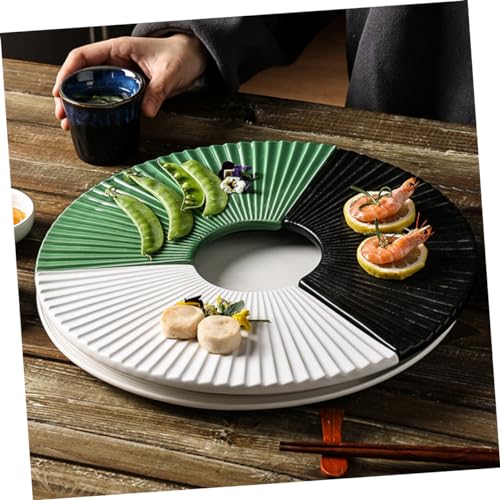 Plato cerámico estilo japonés para sushi miniatura 3