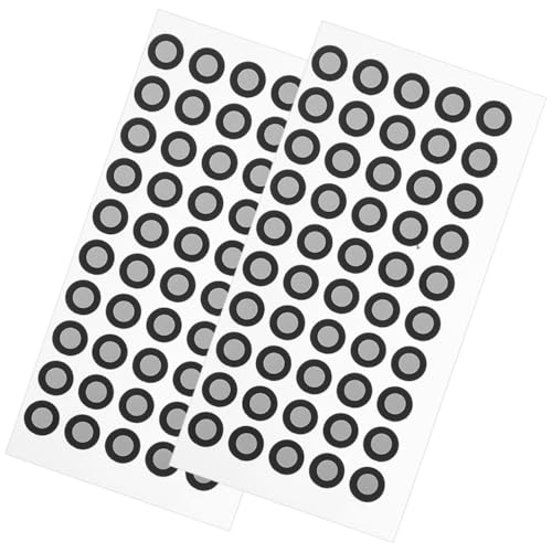 HOODANCOS 2 Sheets Scanner Reflective Film Marking Points High Reflective Reference Markers for Accurate Positioning and
