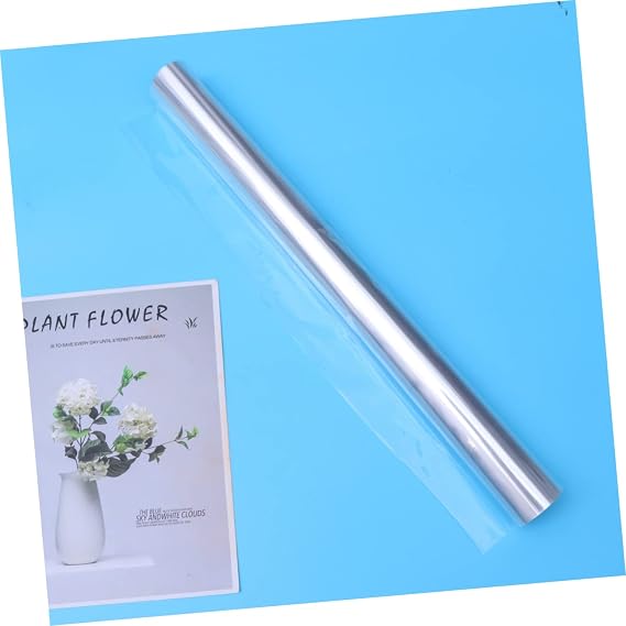 OATIPHO 10m High Transparency Bopp Cellophane Roll Flower Basket Wrapping Glassine Envelopes Substitute