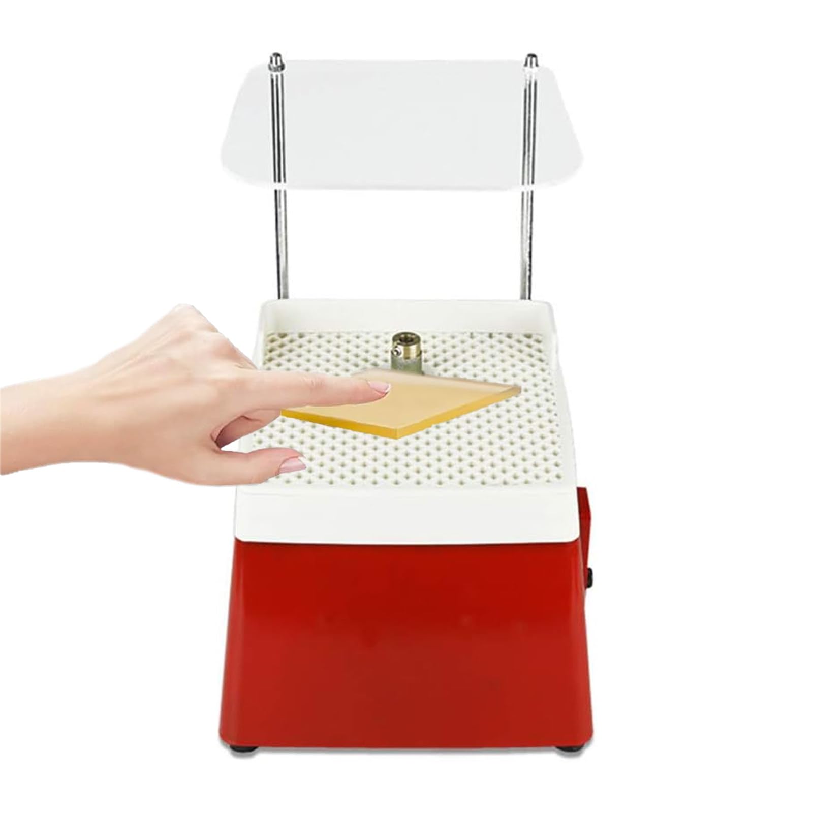 Szlifierka Do WitrażY 65 W PrzenośNa Szlifierka Do SzkłA 4200r Mini Zestaw NarzęDzi Do Szlifowania Diy Z KońCóWką Szlifierską 5/8", Do Sztuki I Dekoracji SzkłA Ceramicznego,Red(110V)