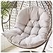 SXJXJXR Columpio Colgante Cesta Cojín De Asiento Mimbre Ratán Colgante Huevo Almohadillas para Silla para Patio Balcón Silla Colgante Cojines Columpios Al Aire Libre