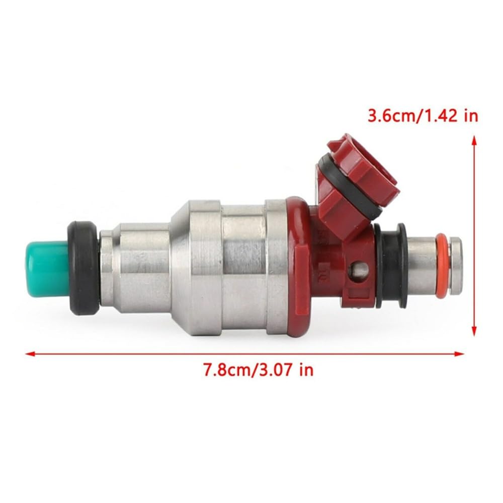 Boquilla inyector Combustible para Toyota para 4Runner T100 22RE 2.4L 23250-35040 89-95 4 Uds Inyectores Combustible para Coche Accesorios para Automóviles Coche Inyector