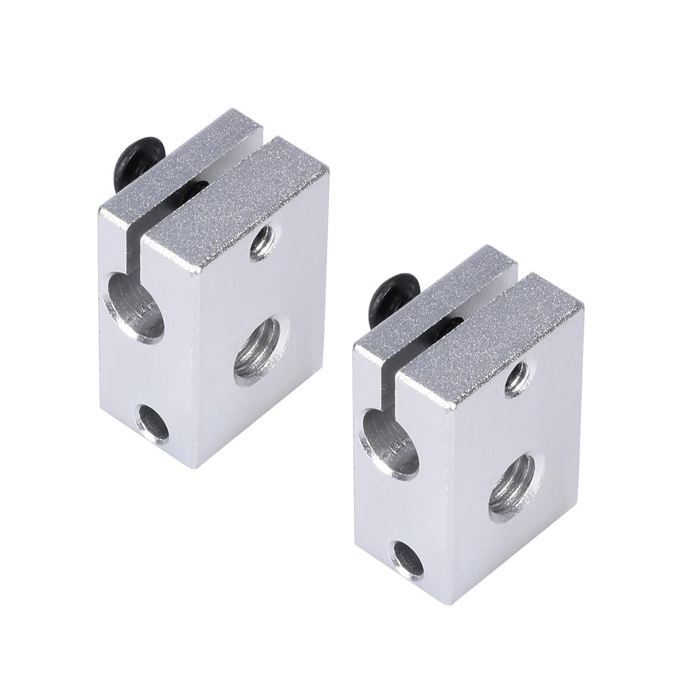 xcluma 3D Printer V6 Aluminium Heater Block Hot End Heating Block (B0D548RWW4) Amazon Price History, Amazon Price Tracker
