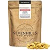 Sevenhills Wholefoods Bio-Kurkumapulver mit Bio-Kapseln aus schwarzem Pfeffer, 500 mg x 365