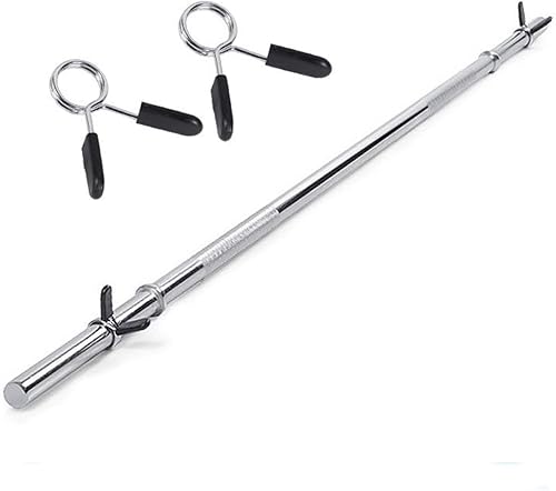 Barra de barra de 456 pies con diseño de rosca antideslizante, barra recta de entrenamiento de fuerza para placas de barra de 1 pulgada, barra de