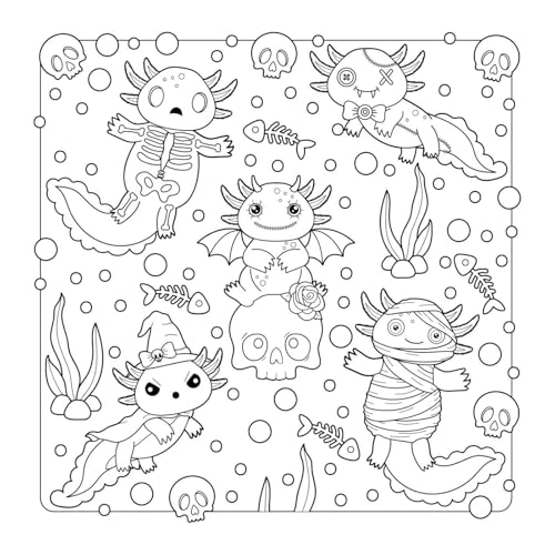 Image of The Creepy Cute Creatures Coloring Book: 30 Pretty Scary Animal Coloring Pages for Wildly Adorable Fun! (Creepy Cute Gift Series)