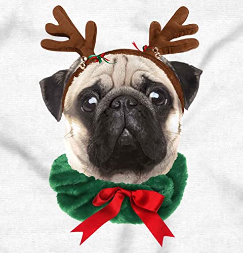 Classic Teaze Christmas Reindeer Pug Adorable Sweatshirt for Men or Women2