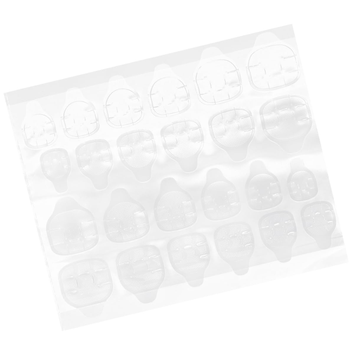 Mikinona 3 Set Di Adesivi Per Unghie Finte Linguette Adesive Per Colla Per Unghie Facili Da Staccare Per Nail Art 20 Fogli * 3