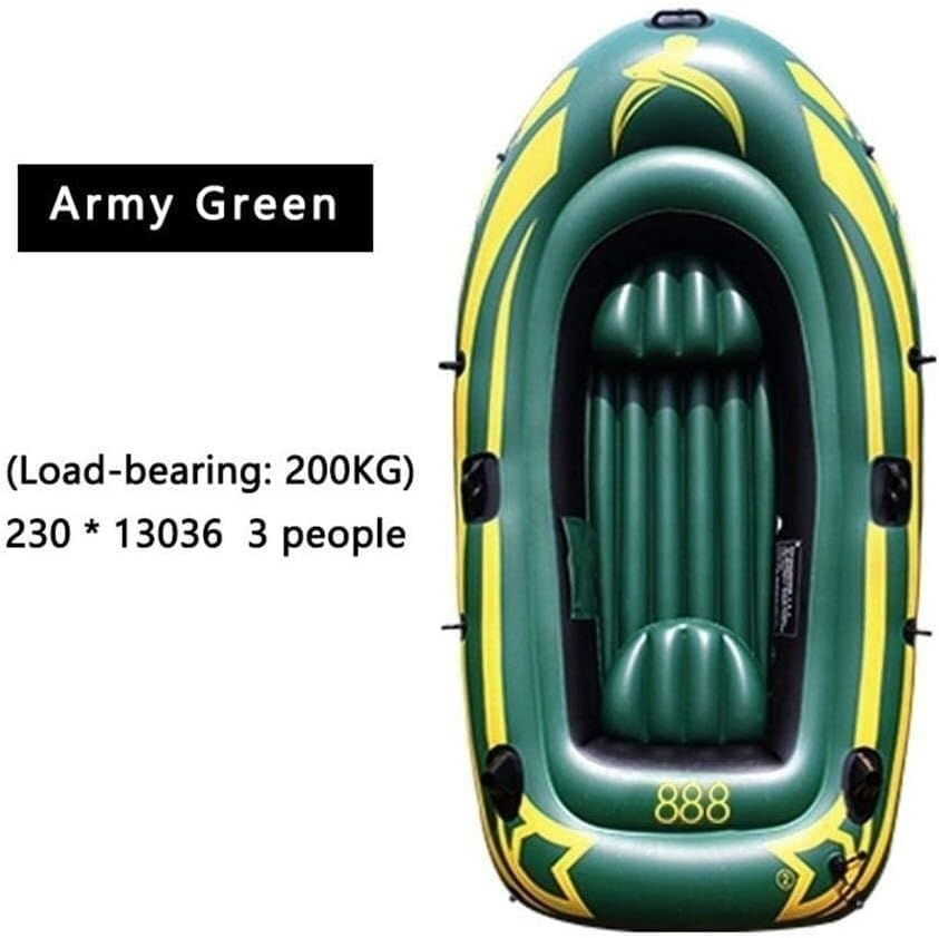 Inflatable Canoe Inflatable Boat Canoe Paddle Inflatable Canoe Set Summer Rowing Fun