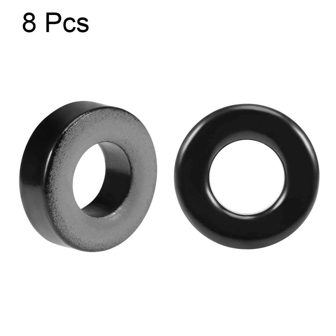 sourcing map 8pcs Núcleos de polvo de hierro 9.2 x 18 x 6,5mm anillo de ferrita toroidal
