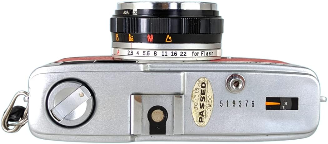 Olympus Trip 35 Red Leather Point and Shoot 35mm Film Camera