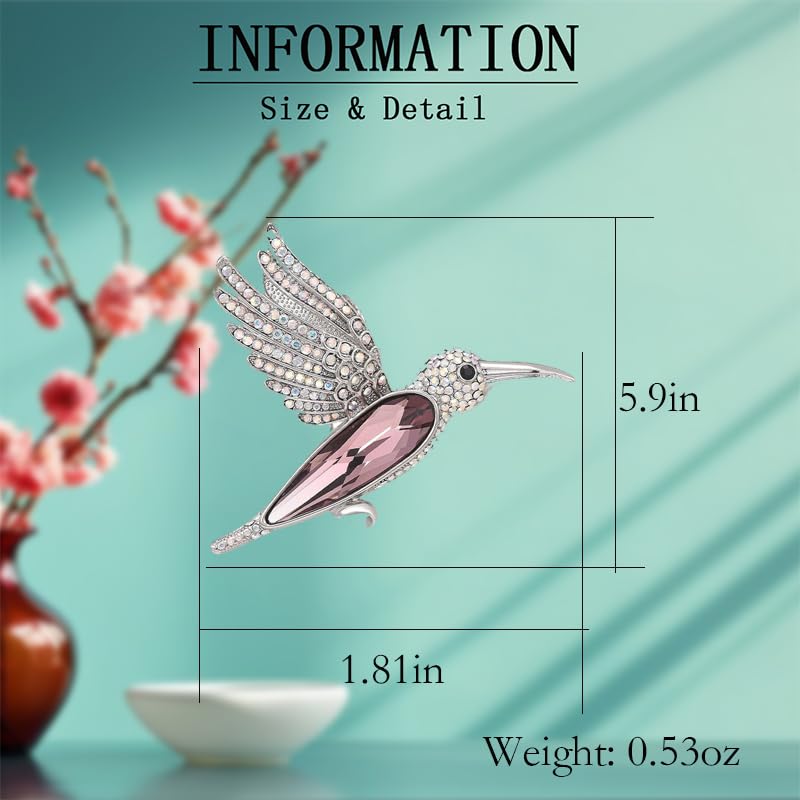 Image of Animal Brooch for Women Girls 18k Gold Plated Animal Brooch Pin Rhinestone Animal Brooch Lapel Pin Jewelry Thanksgiving Day Birthday Wedding Gifts for Mom Wife