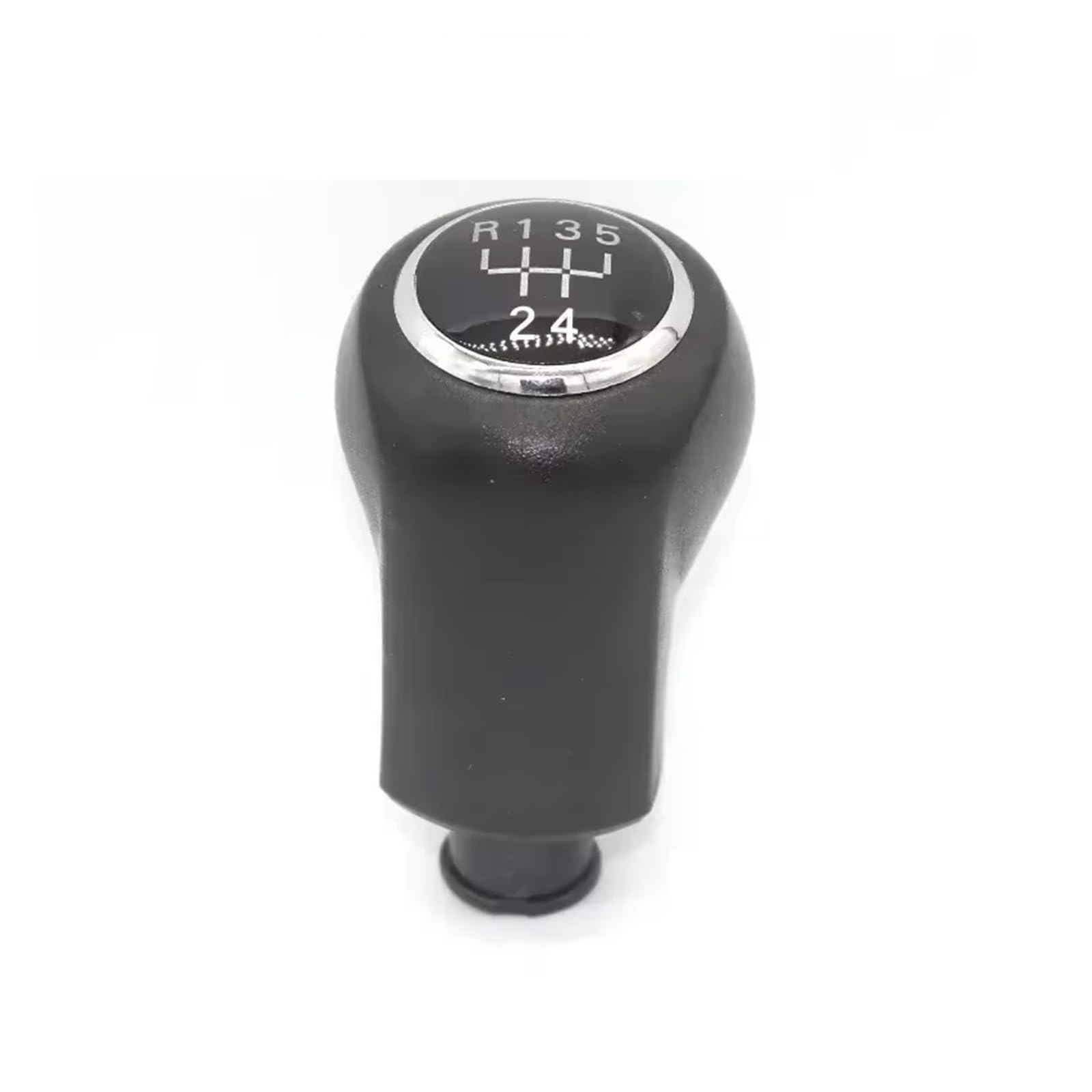 XKOEHXJ Car Gear Shift Knob for Opel for Vauxhall for Zafira B 2005-2014 Car Gear Shift Knob 5/6 Speed Leather Boot Cover Gearbox Boot Cover(5 Speed Knob)