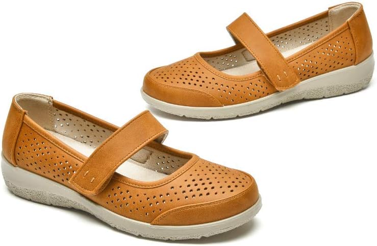 VJH confort Mary Jane Flats Orthopedic Shoes Women's,Breathable Slip-On Light Weight Comfort Orthotic Casual Walking Shoes - Image 6