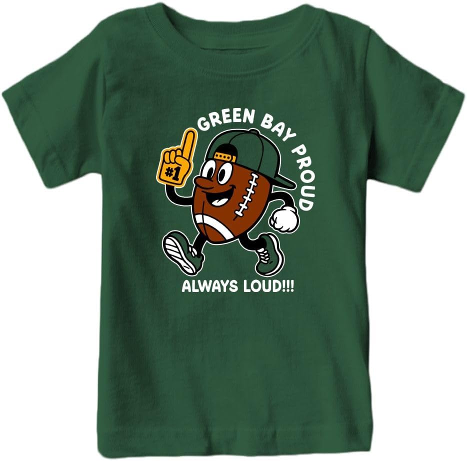 Hometown Proud, Always Loud Kid's T-Shirt for Football Fans